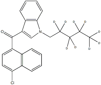 JWH 398-d9 Struktur