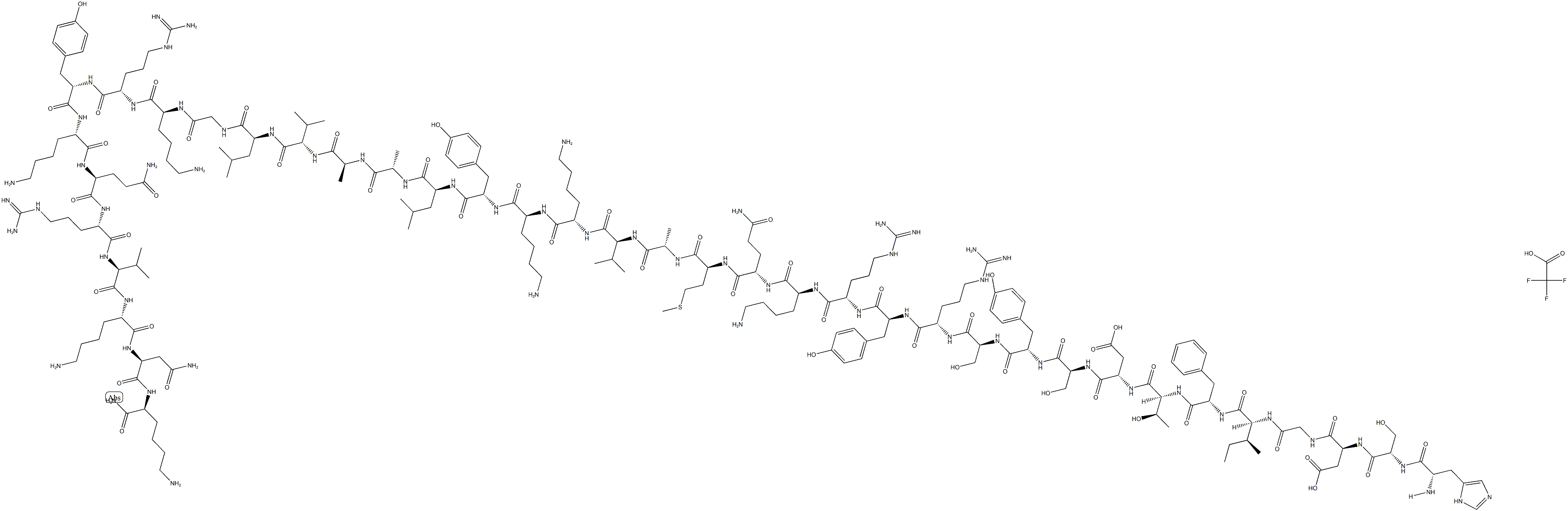 PACAP (1-38) (human, mouse, ovine, porcine, rat) (trifluoroacetate salt) Struktur