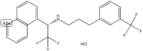 Cinacalcet-d3 (hydrochloride) Struktur