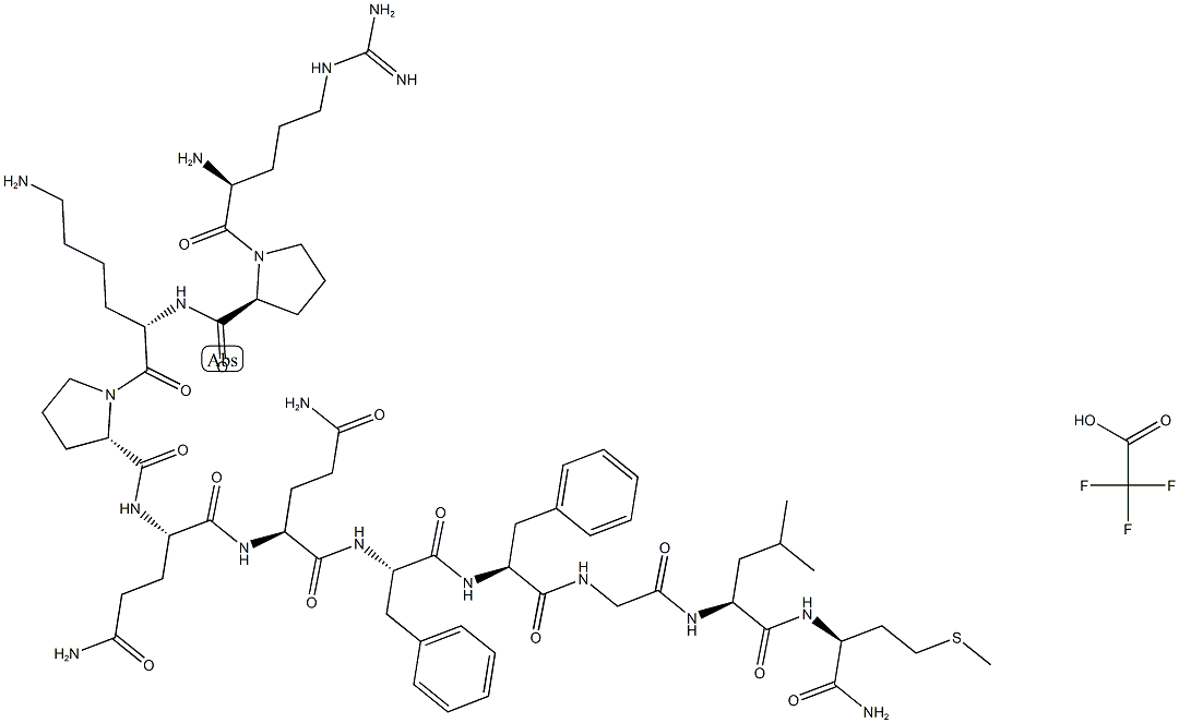 Substance P (trifluoroacetate salt) Struktur