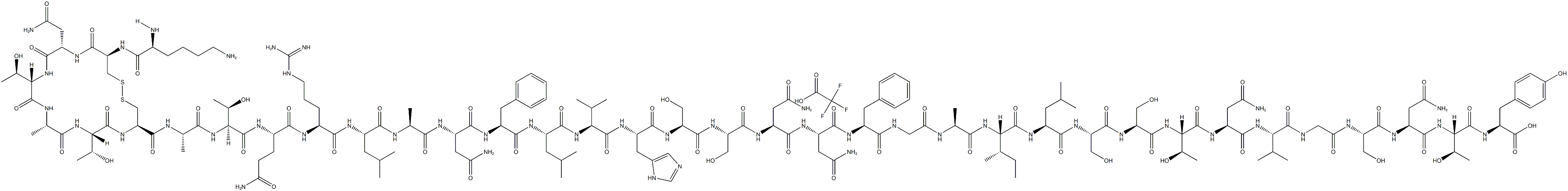 Amylin (human) (trifluoroacetate salt) Struktur