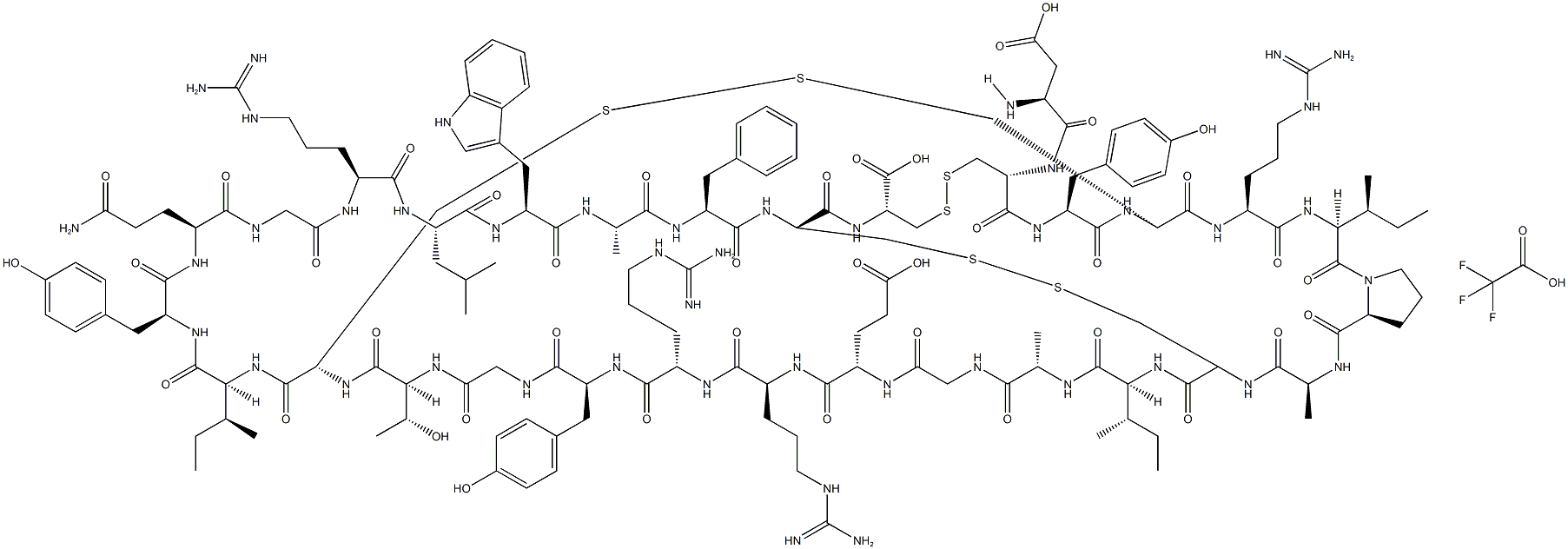 Defensin HNP-3 (human) (trifluoroacetate salt) Struktur