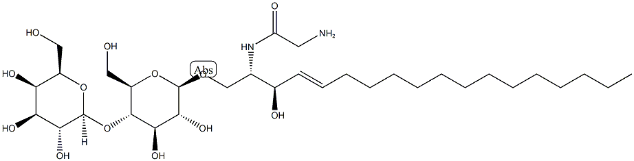 N-Glycine Lactosylsphingosine (d18:1) Struktur