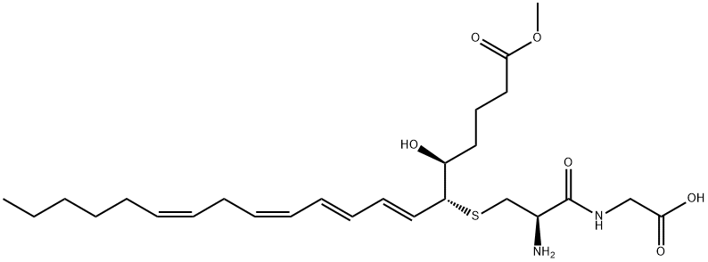 LEUKOTRIENE D4 METHYL ESTER Struktur