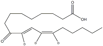 9-OxoODE-d3 Struktur