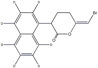 Bromoenol lactone-d7 Struktur