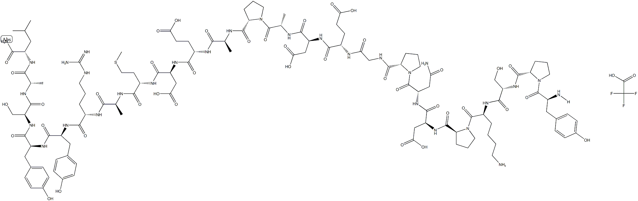 Neuropeptide Y (1-24) (human, rat) (trifluoroacetate salt) Struktur