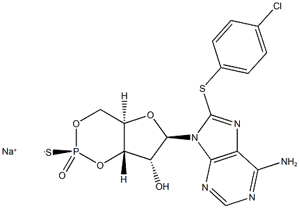 Sp-8-CPT-Cyclic AMPS (sodium salt) Struktur