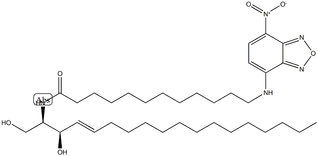 C12 NBD L-threo Ceramide (d18:1/12:0) Struktur