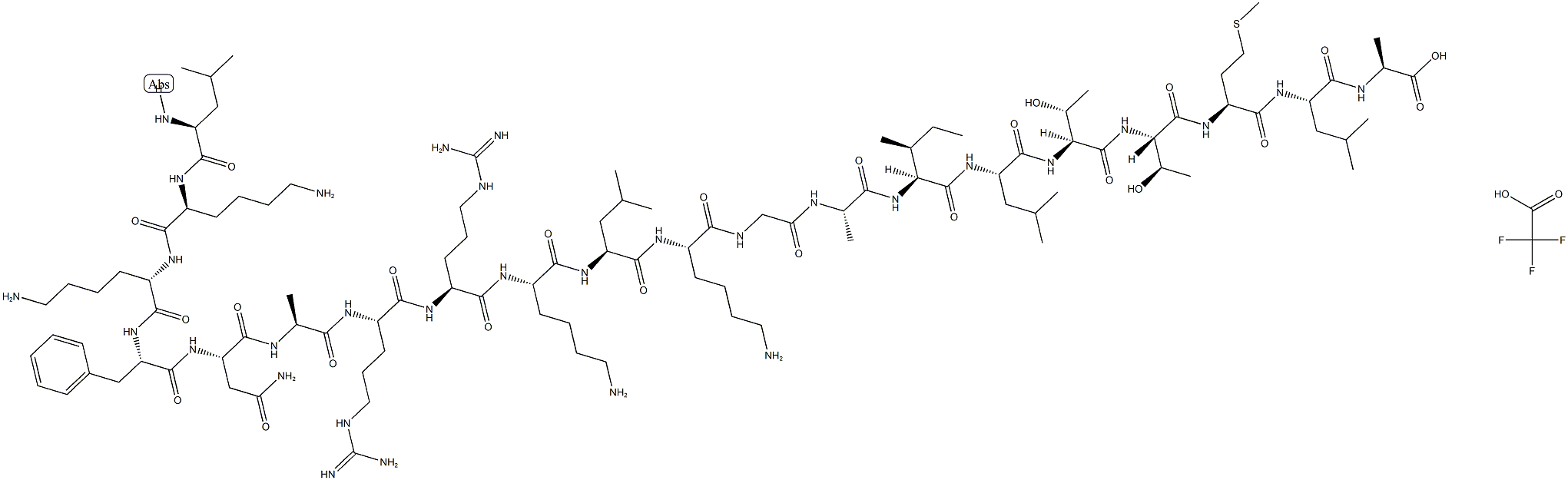 Calmodulin-Dependent Protein Kinase II (290-309) (trifluoroacetate salt) Struktur