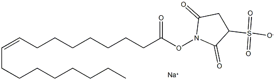 Sulfosuccinimidyl Oleate (sodium salt) Struktur