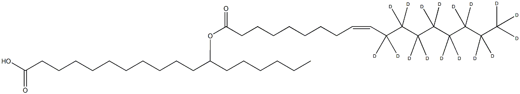 12-OAHSA-d17 Struktur