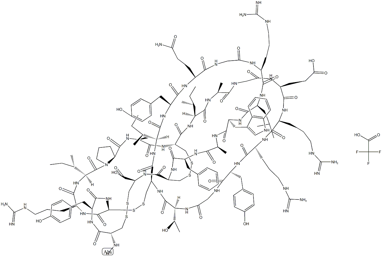 Defensin HNP-2 (human) (trifluoroacetate salt) Struktur