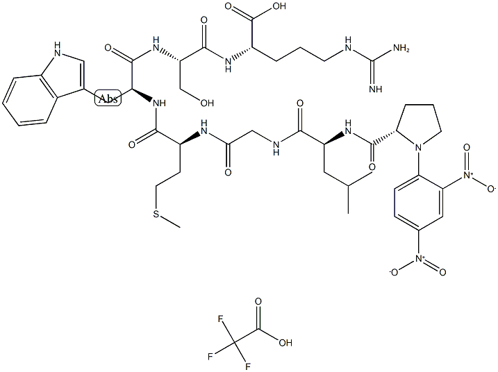 Dnp-PLGMWSR (trifluoroacetate salt) Struktur