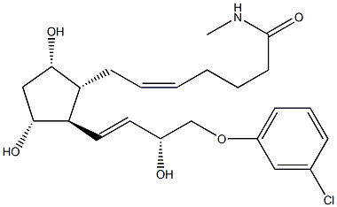 (+)-Cloprostenol methyl amide Struktur