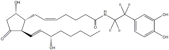 Prostaglandin D2 Dopamine-d4 Struktur