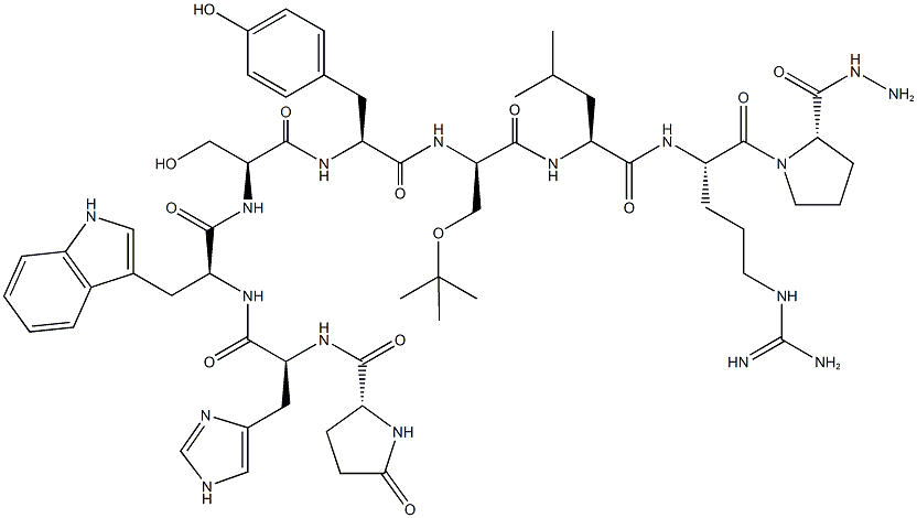 Buserelin-NHNH2 (trifluoroacetate salt) Struktur