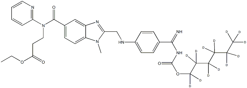 Dabigatran etexilate-d13 Struktur