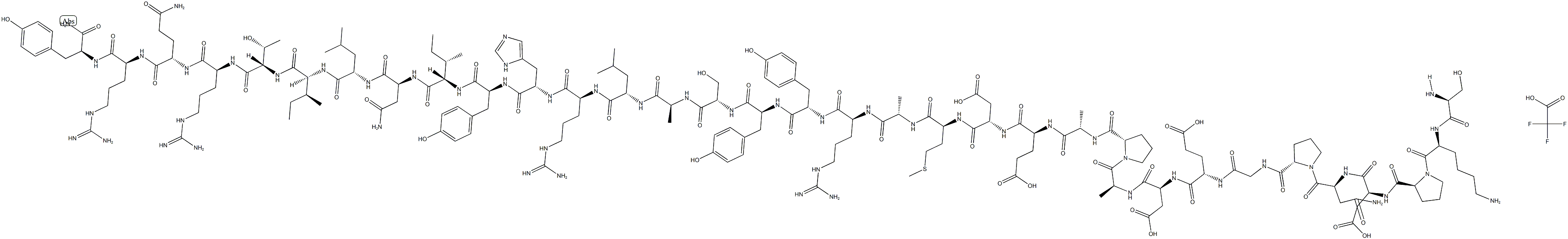 Neuropeptide Y (3-36) (human, rat) (trifluoroacetate salt) Struktur