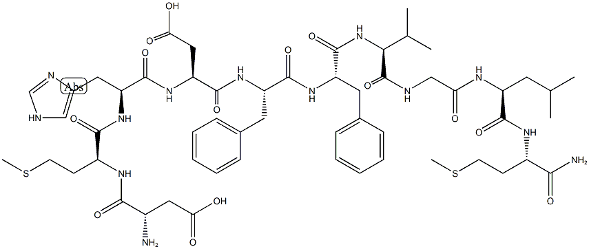 Neurokinin B (trifluoroacetate salt) Struktur