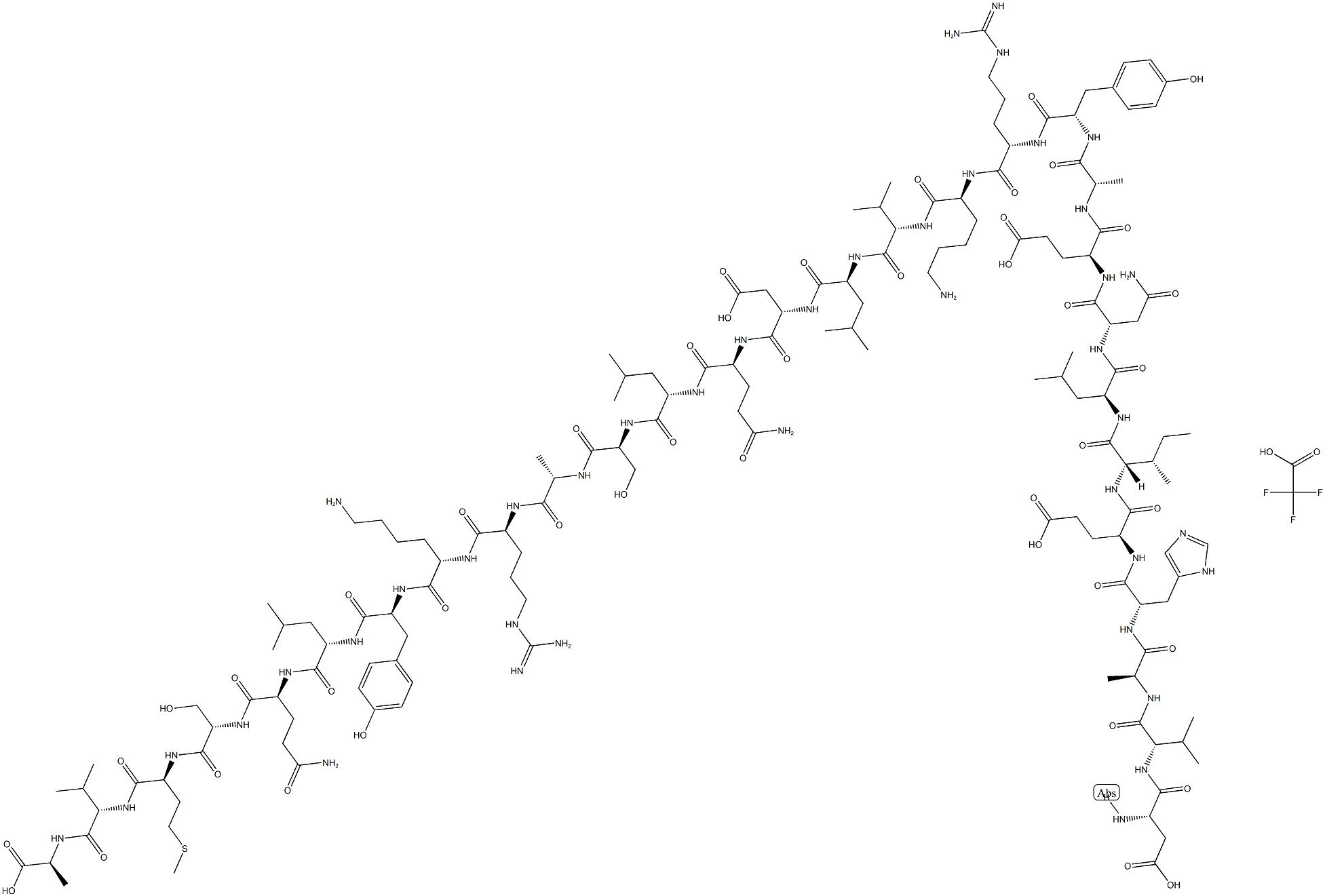 PACAP-related Peptide (rat) (trifluoroacetate salt) Struktur