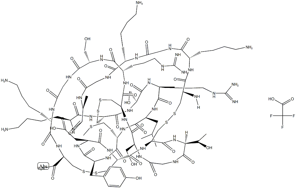 Ziconotide (trifluoroacetate salt) Struktur