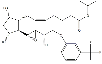 13,14-epoxy Fluprostenol isopropyl ester Struktur