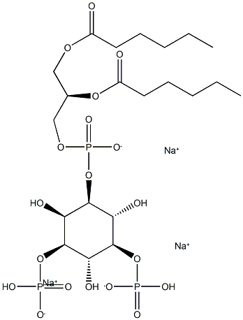 PtdIns-(3,5)-P2 (1,2-dihexanoyl) (sodium salt) Struktur