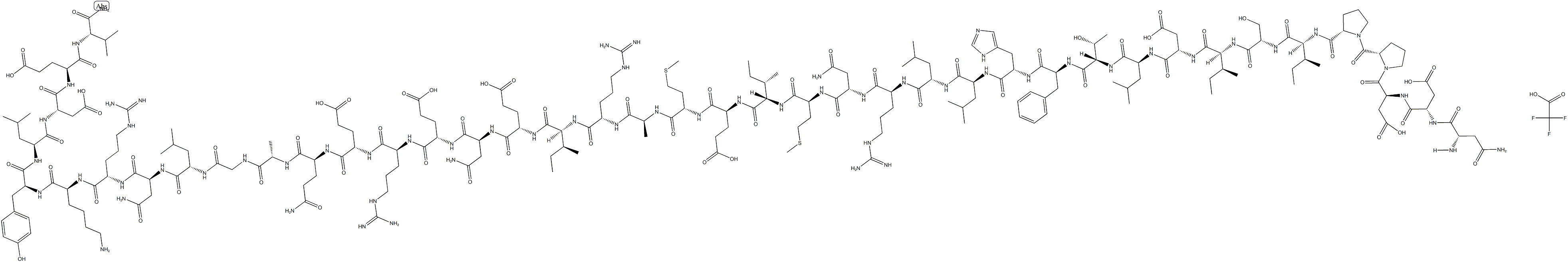 Urotensin I (white sucker) (trifluoroacetate salt) Struktur