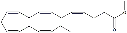 4(Z),7(Z),10(Z),13(Z),16(Z)-Nonadecapentaenoic Acid methyl ester Struktur