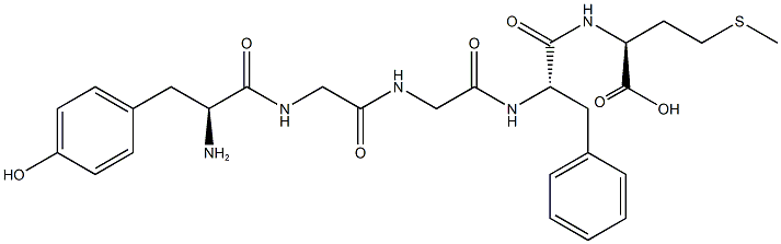 Met-Enkephalin (trifluoroacetate salt) Struktur