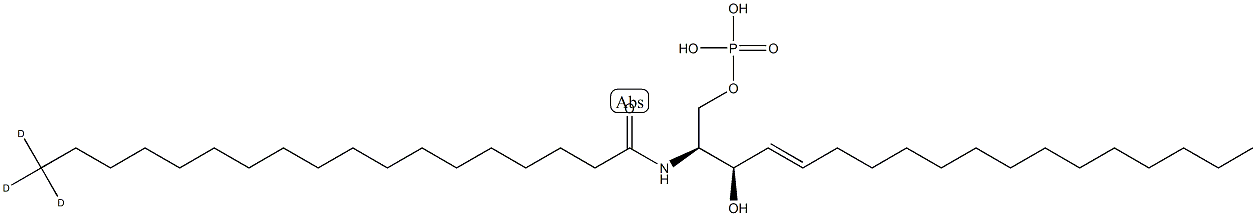 C18 Ceramide-1-Phosphate-d3 (d18:1/18:0-d3) Struktur