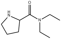 N,N-diethylpyrrolidine-2-carboxamide Struktur