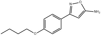 3-(4-butoxyphenyl)-1,2-oxazol-5-amine Struktur