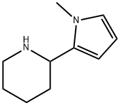 2-(1-methyl-1H-pyrrol-2-yl)piperidine Struktur