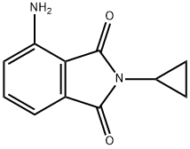 4-amino-2-cyclopropyl-2,3-dihydro-1H-isoindole-1,3-dione Struktur