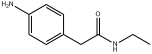 2-(4-aminophenyl)-N-ethylacetamide Struktur