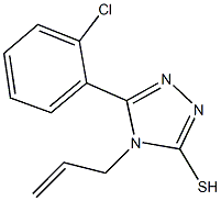 4-ALLYL-5-(2-CHLOROPHENYL)-4H-1,2,4-TRIAZOLE-3-THIOL Struktur