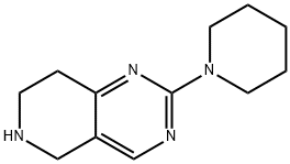 2-PIPERIDIN-1-YL-5,6,7,8-TETRAHYDROPYRIDO[4,3-D]PYRIMIDINE Struktur