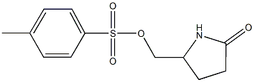 (5-OXOPYRROLIDIN-2-YL)METHYL 4-METHYLBENZENESULFONATE Struktur