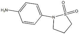 4-(1,1-DIOXIDOISOTHIAZOLIDIN-2-YL)ANILINE Struktur