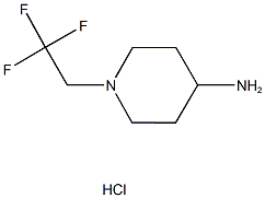 1-(2,2,2-TRIFLUOROETHYL)PIPERIDIN-4-AMINE HYDROCHLORIDE Struktur