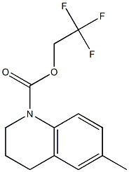 2,2,2-trifluoroethyl 6-methyl-3,4-dihydroquinoline-1(2H)-carboxylate Struktur