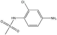 N-(4-amino-2-chlorophenyl)methanesulfonamide Struktur