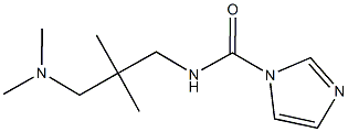 N-[3-(dimethylamino)-2,2-dimethylpropyl]-1H-imidazole-1-carboxamide Struktur