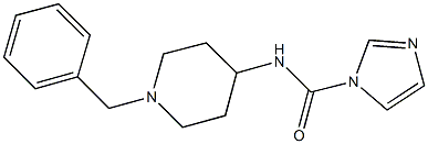 N-(1-benzylpiperidin-4-yl)-1H-imidazole-1-carboxamide Struktur