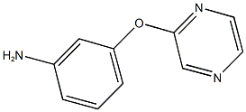 3-(pyrazin-2-yloxy)aniline Struktur