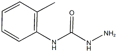 N-(2-methylphenyl)hydrazinecarboxamide Struktur