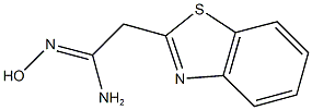 2-(1,3-benzothiazol-2-yl)-N'-hydroxyethanimidamide Struktur