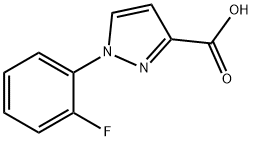 1-(2-fluorophenyl)-1H-pyrazole-3-carboxylic acid Struktur